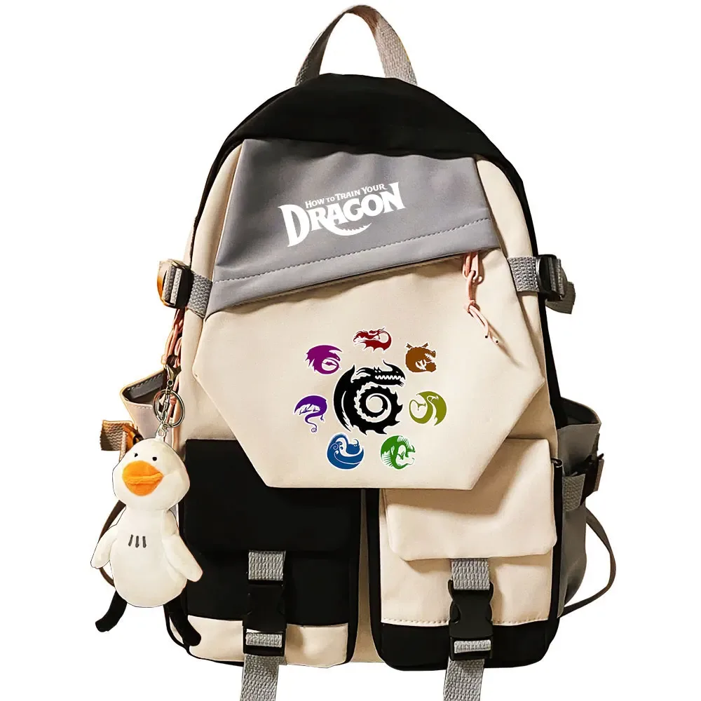 sac à dos pour filles et garçons « comment dresser son dragon », sac à dos pour l'école, sac à dos pour adolescents, femmes, voyage, ordinateur portable, sac à dos pour étudiants, mochila