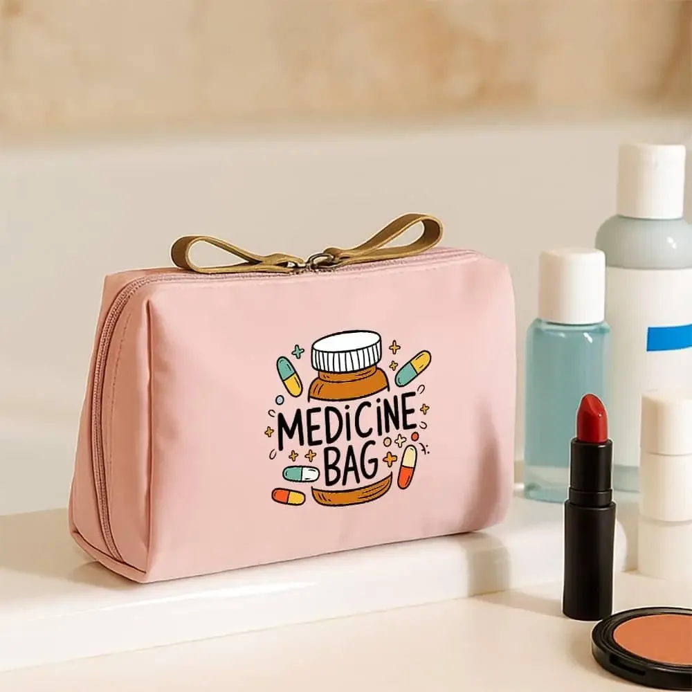 sac de rangement pour étiquettes de médicaments, cadeau compact pour médecin/infirmière, idéal pour l'hôpital, les voyages, les anniversaires ou les cadeaux d'anniversaire de mariage.