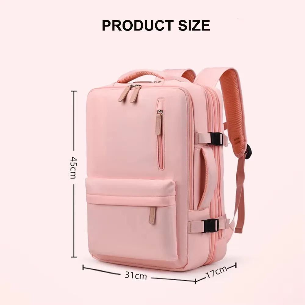 sac dos nylon beige clair poignées souple compartiments organisation voyage femmes usage courte séjour escapade