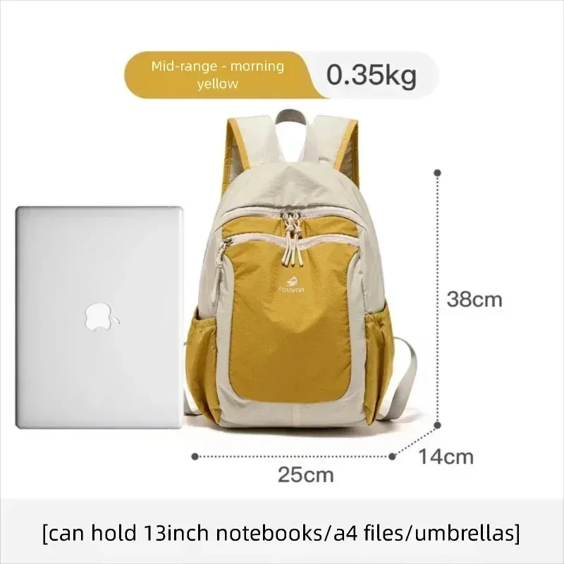 sac à dos de voyage pour femmes fouvor, en tissu oxford, léger, petit sac d'école, sac de voyage extérieur tendance pour enfants 3068-06 3068-16