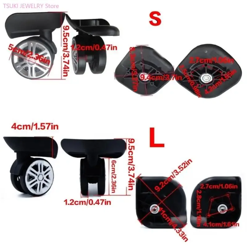 pièces rechange roulettes métal noires argentées vis coniques accessoires bagage réparation voyage chariot valise