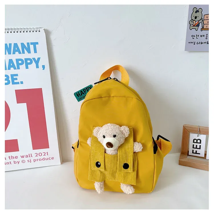 sac à dos de dessin animé personnalisé pour enfants, sac de livre de maternelle, sacs de collation sortants, sac à dos mignon pour bébé, nom brodé personnalisé, nouveau