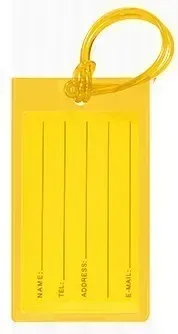 porte-étiquette de bagage coloré structurels ent en pvc, porte-carte d'embarquement, étiquette de voyage, couverture de carte d'avion, étiquettes volantes anti-perte