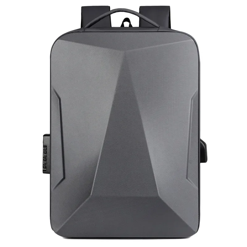 sac à dos professionnel pour homme, coque rigide, grande capacité, avec port usb, poignée télescopique, étanche, pour ordinateur portable 16 pouces, idéal pour les voyages