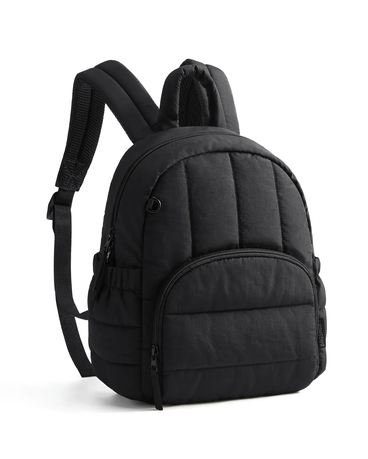 sac dos polyester beige motif quadrillé petit format voyage imperméable confortable transport journee usage quotidien