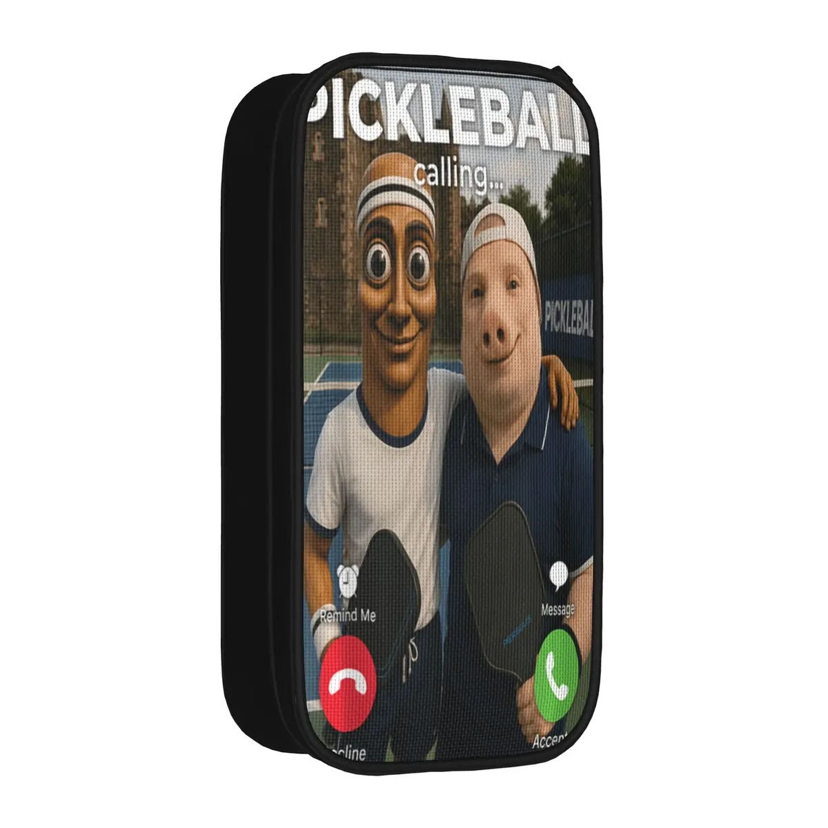 tung sahur neegy meme doorbell john pork halloween trousse à crayons esthétique pour garçons et filles, personnalisable diy pour l'école