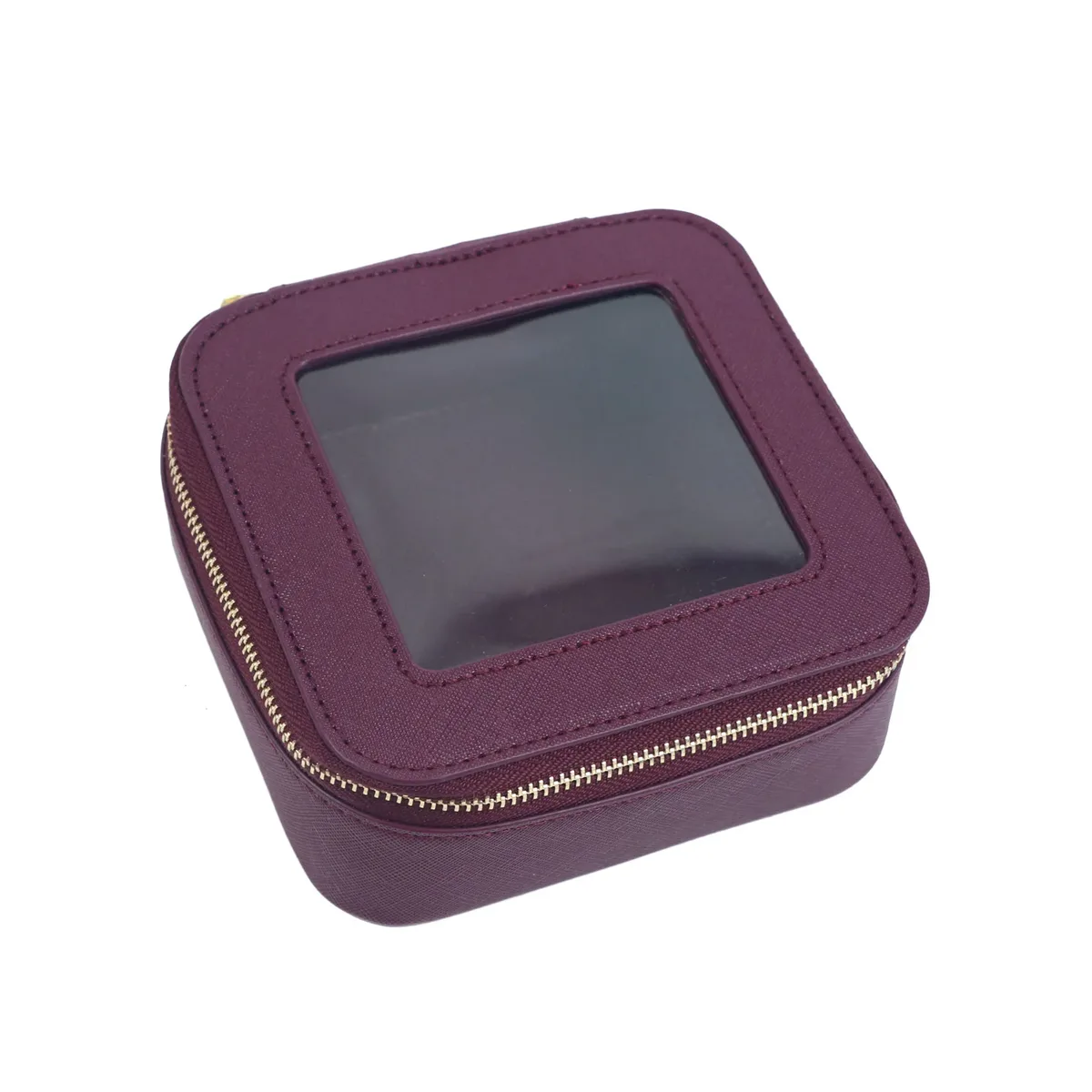trousse de toilette de voyage en cuir saffiano pour femmes, nom personnalisé gratuit, organisateur de maquillage, sac à cosmétiques pour femmes