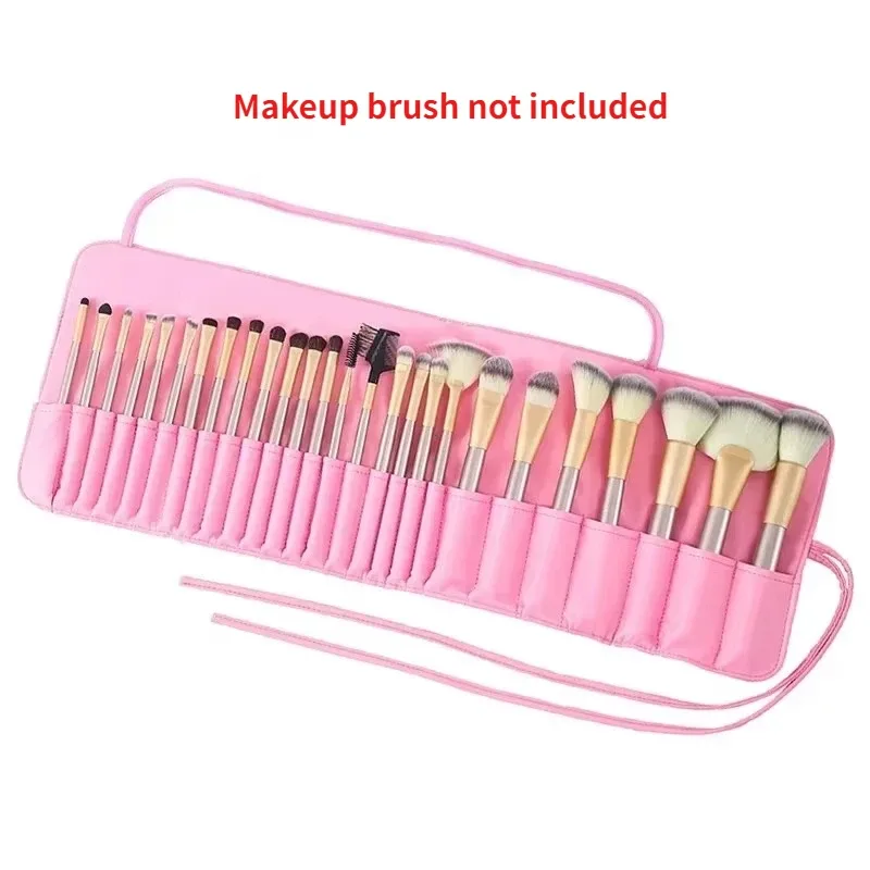 sac de rangement pour pinceaux de maquillage professionnel, sac de rangement pour pinceaux de maquillage pour femmes, organisateur de voyage, sac de beauté pliable et portable