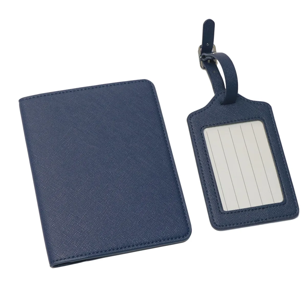 portedocuments étiquettes bagages personnalisables initiales dorées texture douce organisation documents identification bagages cuir véritable saffiano pu voyage accessoires
