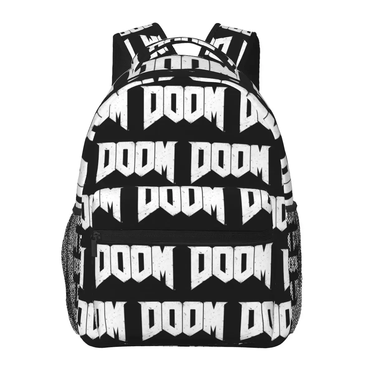 og doom slayer – sac à dos de jeu pour étudiants, sac d'école, sac à dos de randonnée, de voyage, pour garçons et filles, sac à livres à la mode, sacs à bandoulière