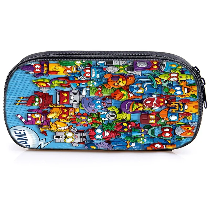 nouveau superthings dessin animé sac à dos 3 pièces ensemble garçons filles cartable sac à bandoulière sac à crayons supthings cartable scolaire voyage mochila