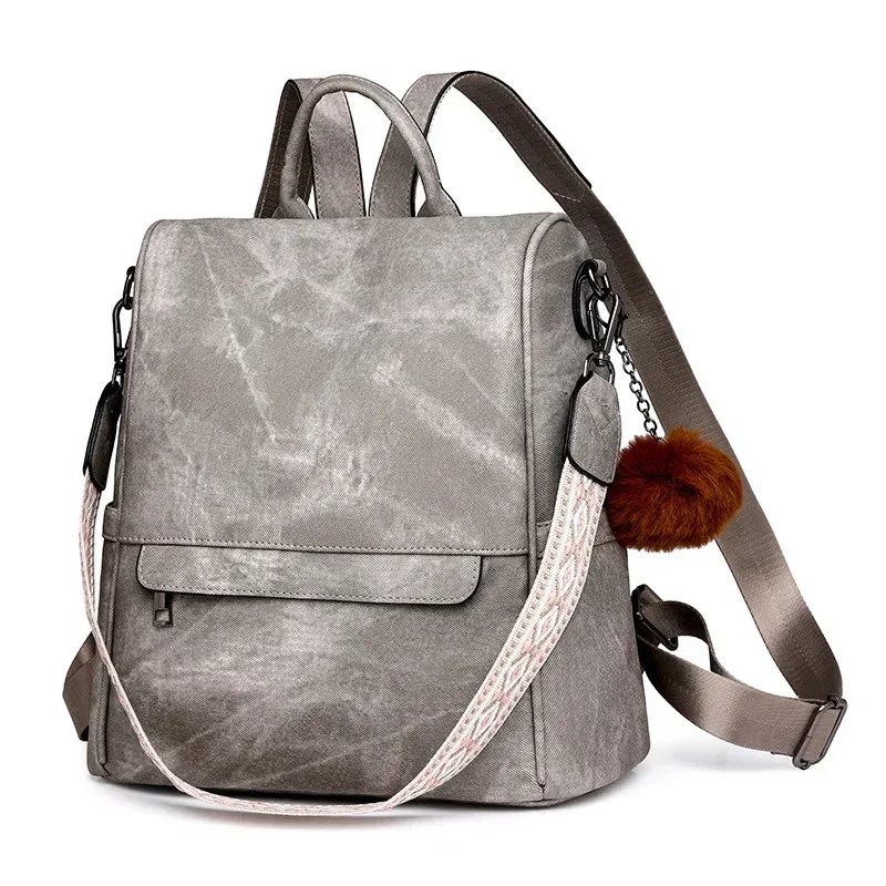 sac à main en cuir pu pour femmes, sac à dos de mode pour dames, sacs à bandoulière de styliste pour voyage, travail universitaire