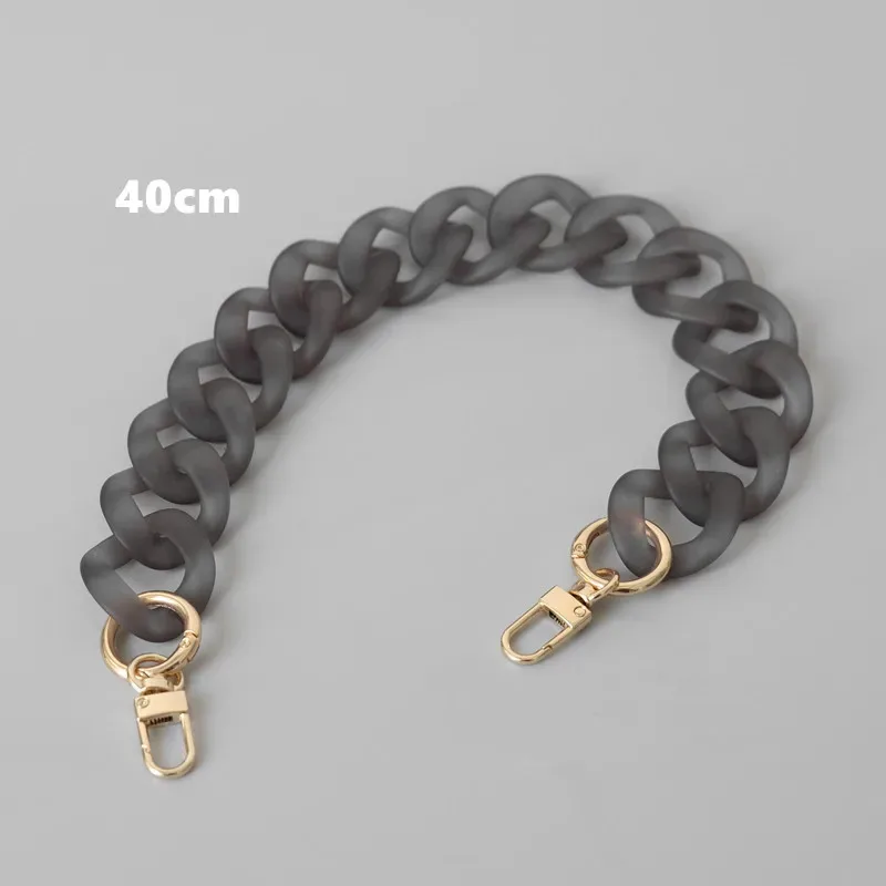 chaîne métal gris boucles dorées sac marron noire accessoire voyage bandoulière rechange modèle luxe