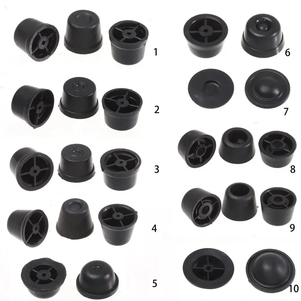 lot de 10 coussinets en plastique pour bagages, 13 styles, bricolage artisanal, sac noir, remplacement, valise, support, goujon