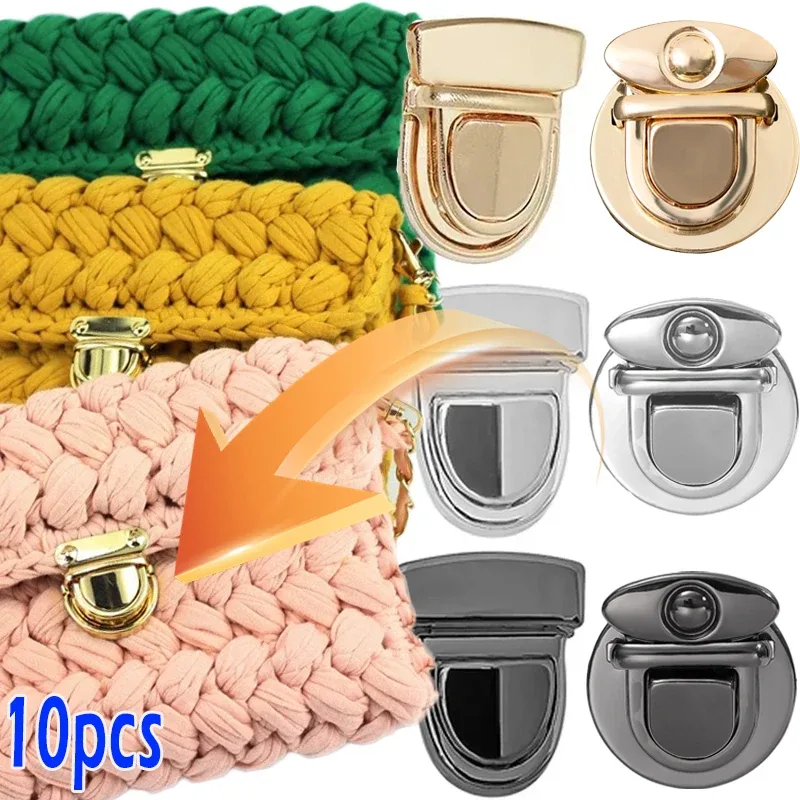 fermoirs métalliques diy pour sacs, boucles de fermeture pour sacs à main, sacs à bandoulière, sacs fourre-tout, accessoires de bricolage pour sacs