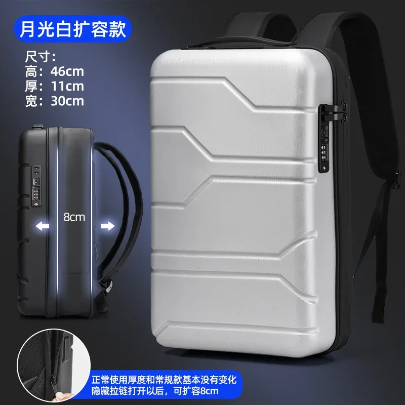 nouveau sac à dos hommes e-sports sac à dos cool étui rigide sac à dos sac à dos bagages grande capacité extensible anti-vol sac à dos
