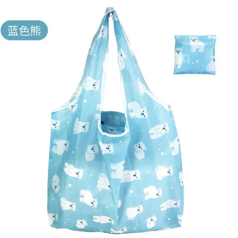 grand sac de courses réutilisable pour femmes, fourre-tout pliable, écologique, réutilisable, pliable, étui d'épicerie, sacs à main, sacs de rangement