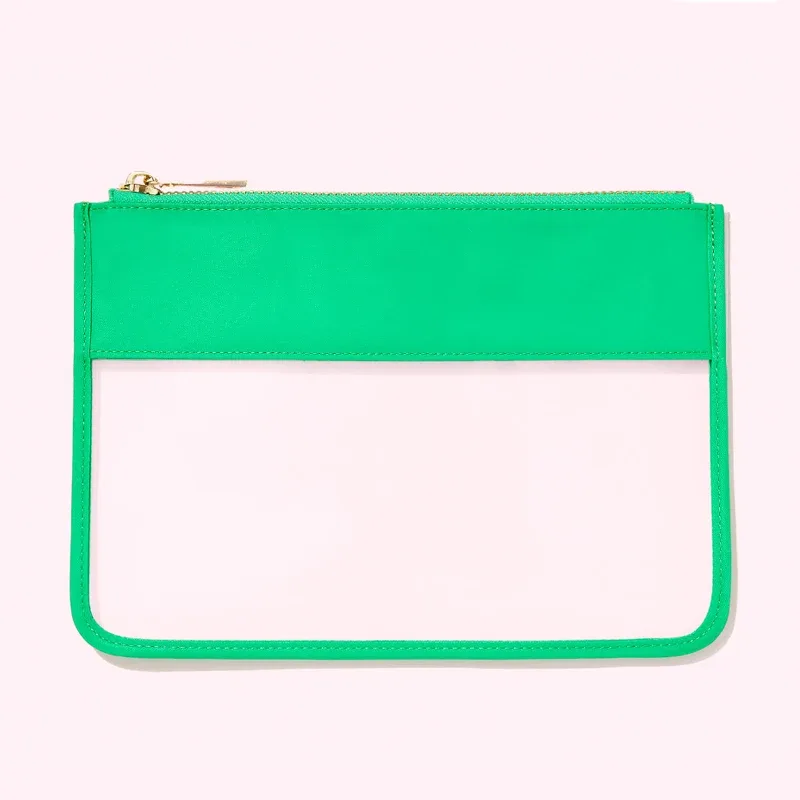 pochette classique en pvc transparent, sac de voyage transparent étanche pour cosmétiques, rouges à lèvres, brosse, sac à main en plastique avec fermeture éclair, organisateur de maquillage de toilette