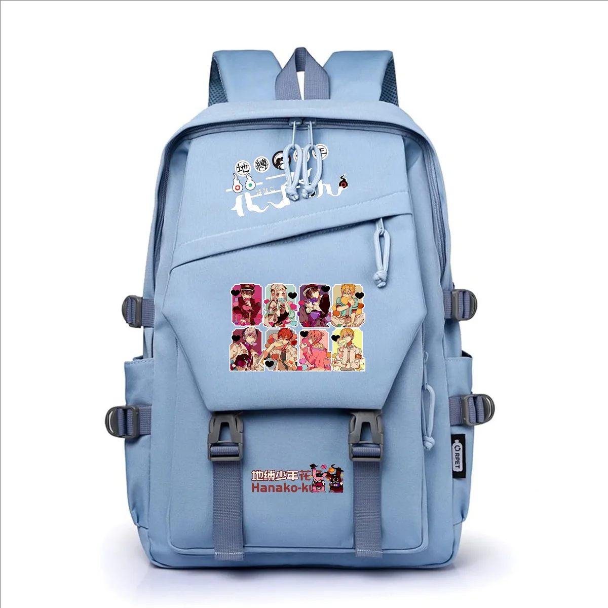 sacs à dos décontractés pour étudiants, sacs à livres pour filles, sacs à dos pour ordinateur portable, sacs à bandoulière, motif dessin animé anime toilet-bound hanako-kun