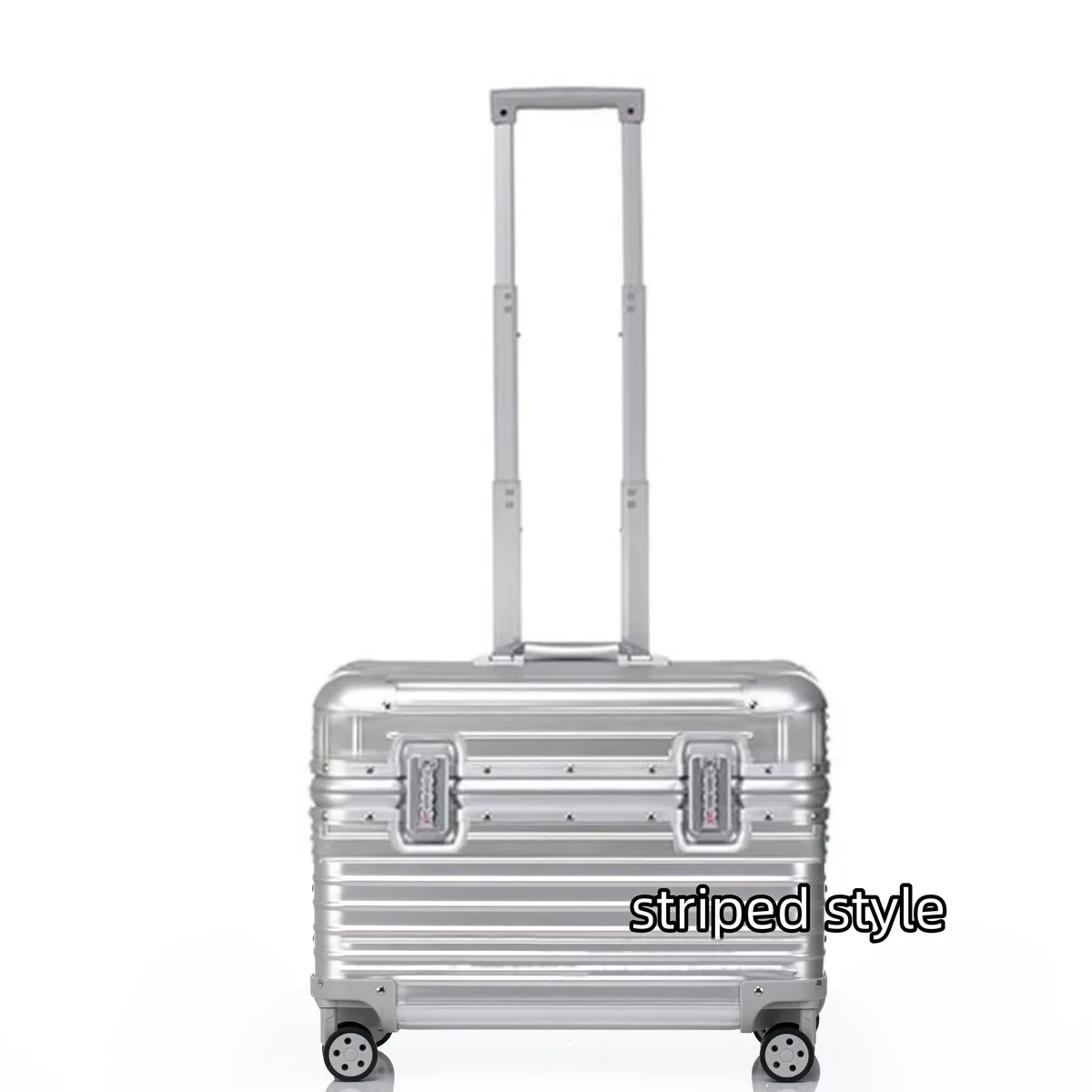 valise à ouverture supérieure en alliage aluminium-magnésium, boîte à outils pour photographe, bagage de voyage à roulettes avec serrure tsa 18/20/22 pouces
