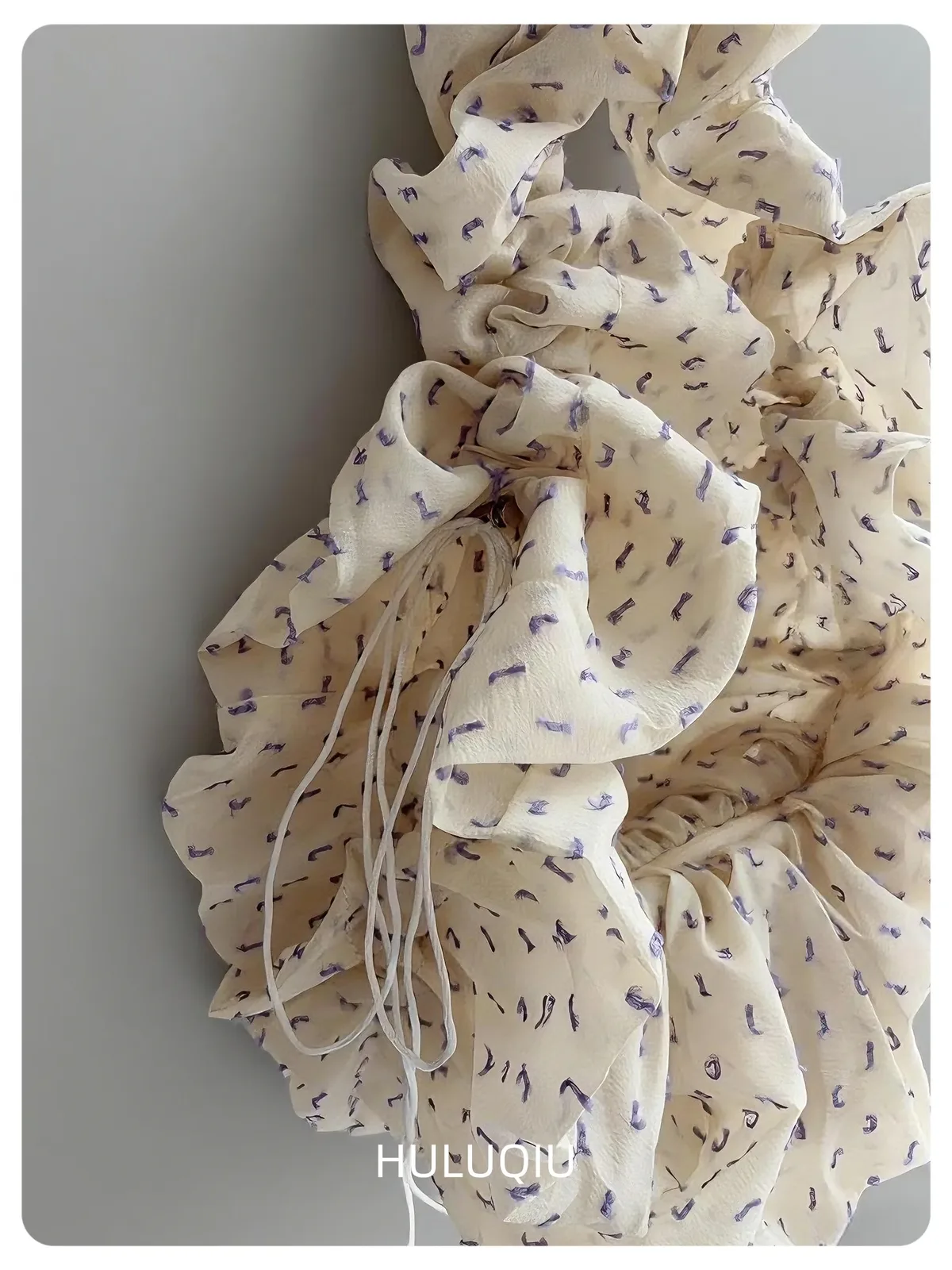 sac à main plissé en tissu floral, doux et élégant, sacoche à la mode, design de niche, sac à bandoulière léger, fourre-tout de grande capacité