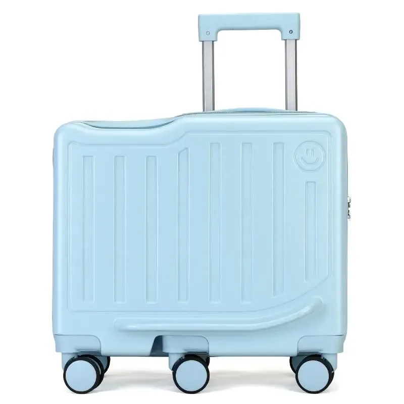 valise à roulettes 20 pouces avec serrure à code, bagage portable pour enfants, voyage et vacances