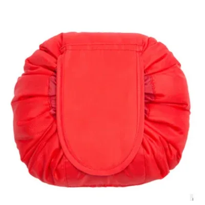 sac à cosmétiques à cordon de serrage pour femmes, sac de rangement de voyage, sac de maquillage, organisateur, pochette de maquillage portable étanche, trousse de toilette et de beauté