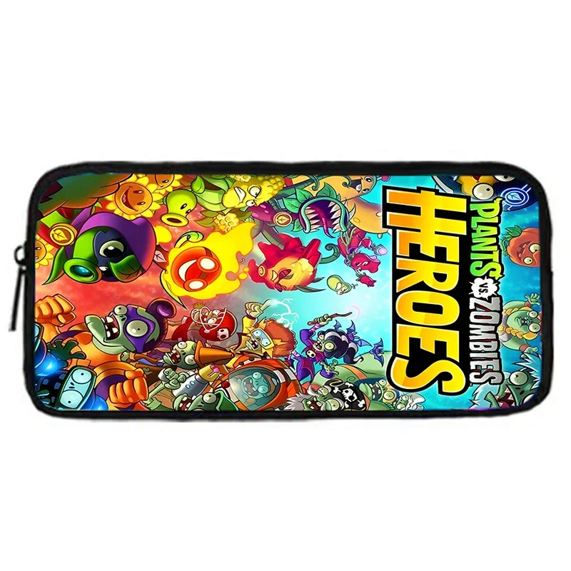 jeu chaud pour enfants pour p-plantes vs z-zombiess, sac à dos d'école avec sacs à déjeuner, sacs à crayons, sacs d'école pour garçons et filles, meilleur cadeau