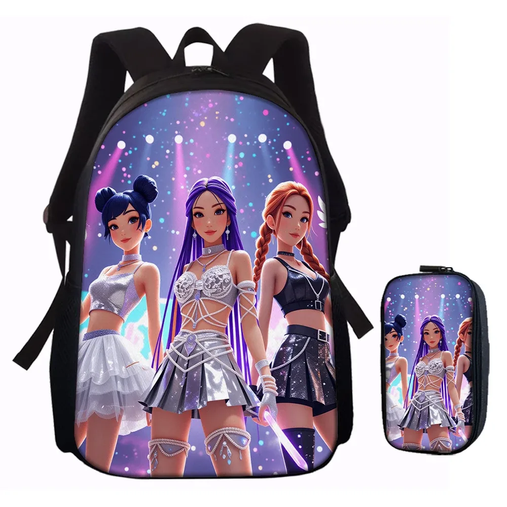 sac dos polyester motifs personnages danse violet étoiles accessoires cosmétique lunch usage journalier capacité litres