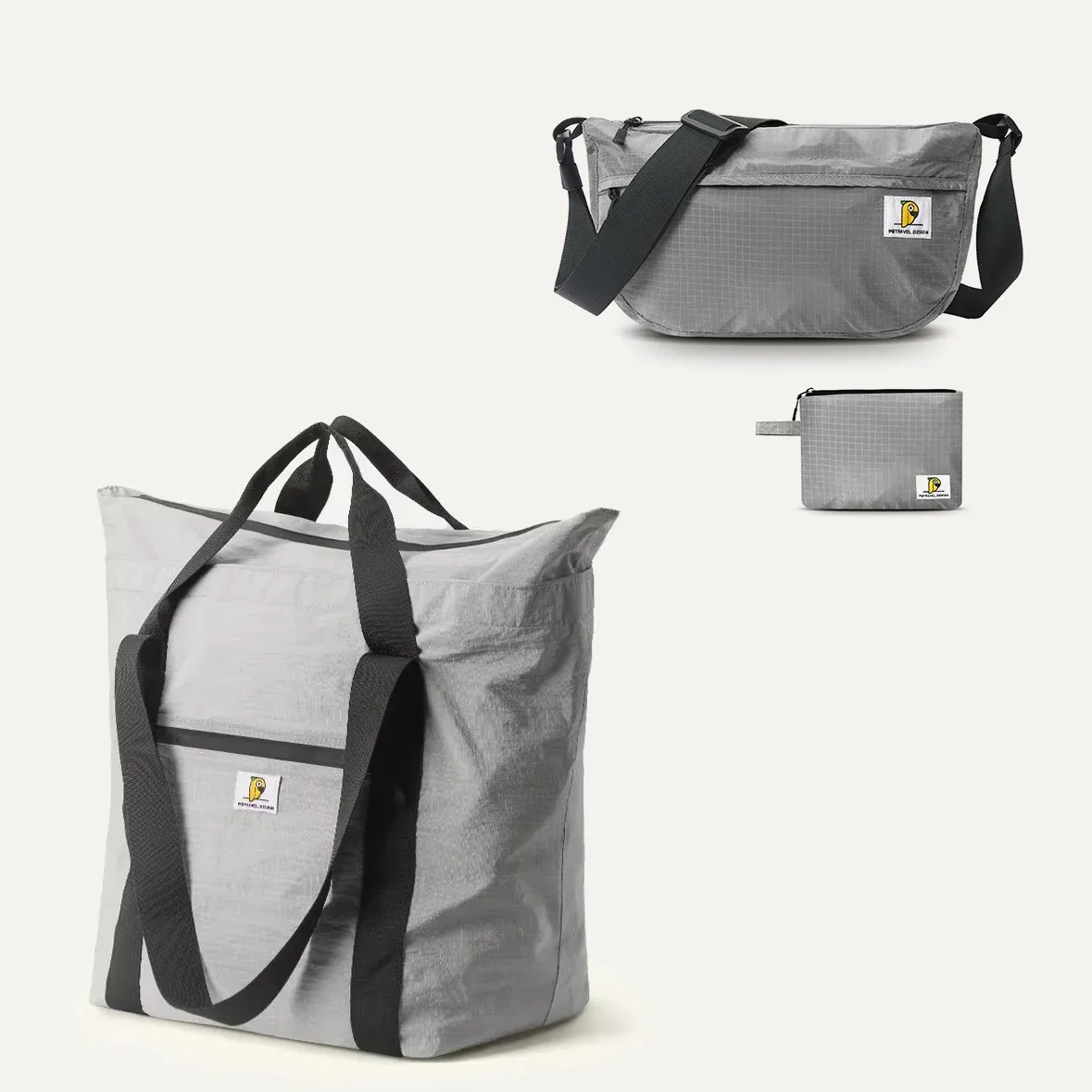 sac de voyage pliable imperméable, sac fourre-tout et sac bandoulière, grande capacité, pochette de rangement portable pour bagages pour femmes et hommes