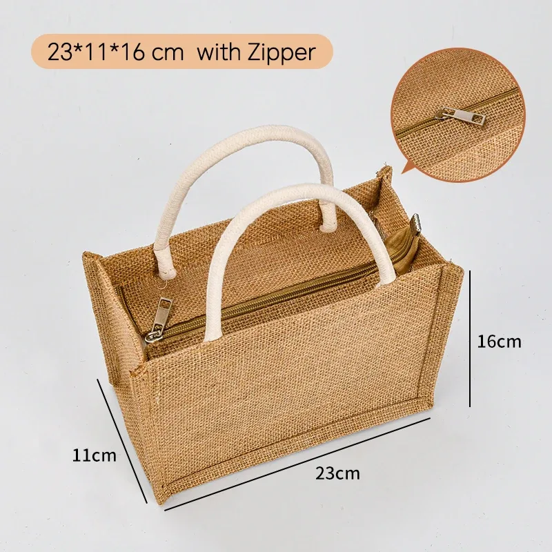 lot de 100 sacs fourre-tout en toile de jute personnalisés, sacs d'épicerie, sacs de plage, sacs cadeaux de mariage et d'anniversaire, sacs laminés avec logo, vente en gros