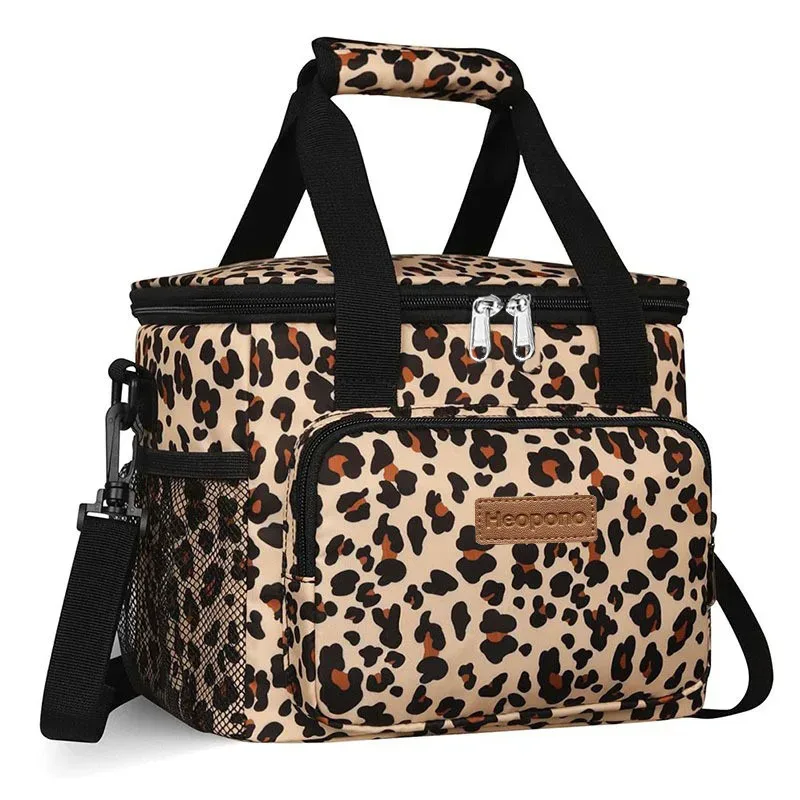 sac isotherme de 15 l en tissu oxford pour femme, sac à bandoulière portable pour aliments, sac isotherme pour adulte