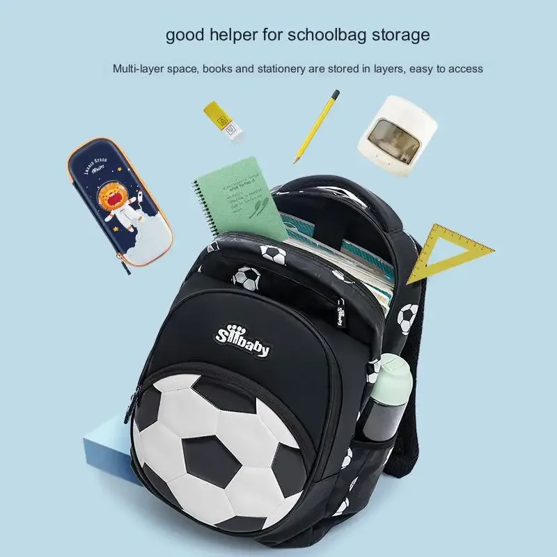 sac à dos de football léger pour enfants, cartable de voyage pour adolescents, mochila escolar infantil menino