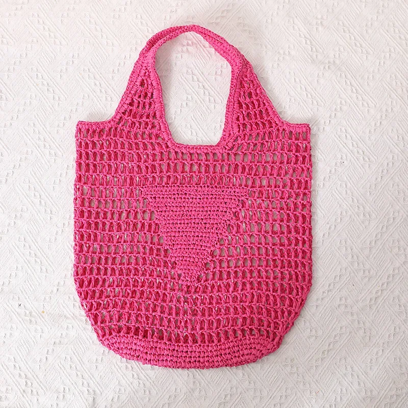 sac fourre-tout de plage en raphia personnalisé, sac de paille personnalisé, sac fourre-tout de plage, fourre-tout tissé initial personnalisé, cadeau personnalisé, sac de voyage d'anniversaire