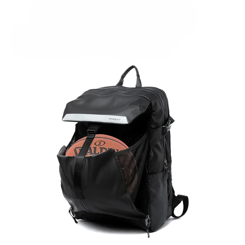 bandes réfléchissantes sac à dos hommes sac à dos de basket-ball extensible pour hommes grande capacité 15.6 pouces pochette d'ordinateur sacs de voyage imperméables