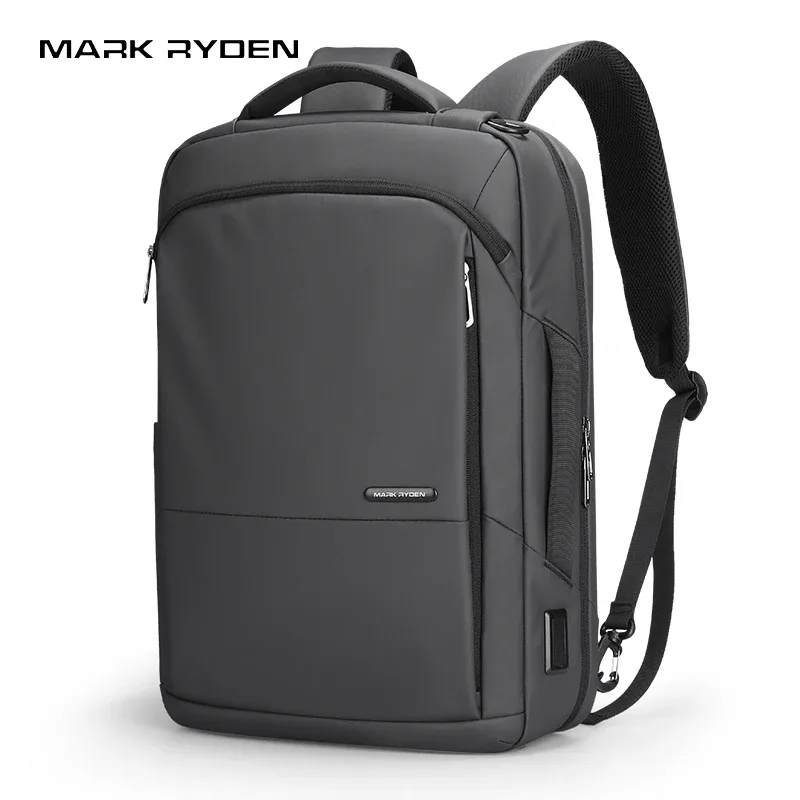sac à dos pour ordinateur portable mark ryden 15,6 pouces, sac à dos de voyage pour hommes avec port de charge usb, sacs à dos scolaires, sac imperméable pour hommes