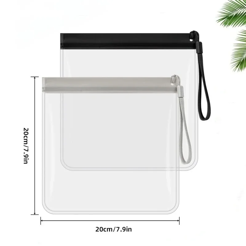 Pochette Cosmétique EVA Transparente Boîte Fermeture Éclair Décontracté Solide Marque Noir Marron Bleu Beige Doré Rose Gris Orange Kaki Rouge Blanc Vert Voyage Protection