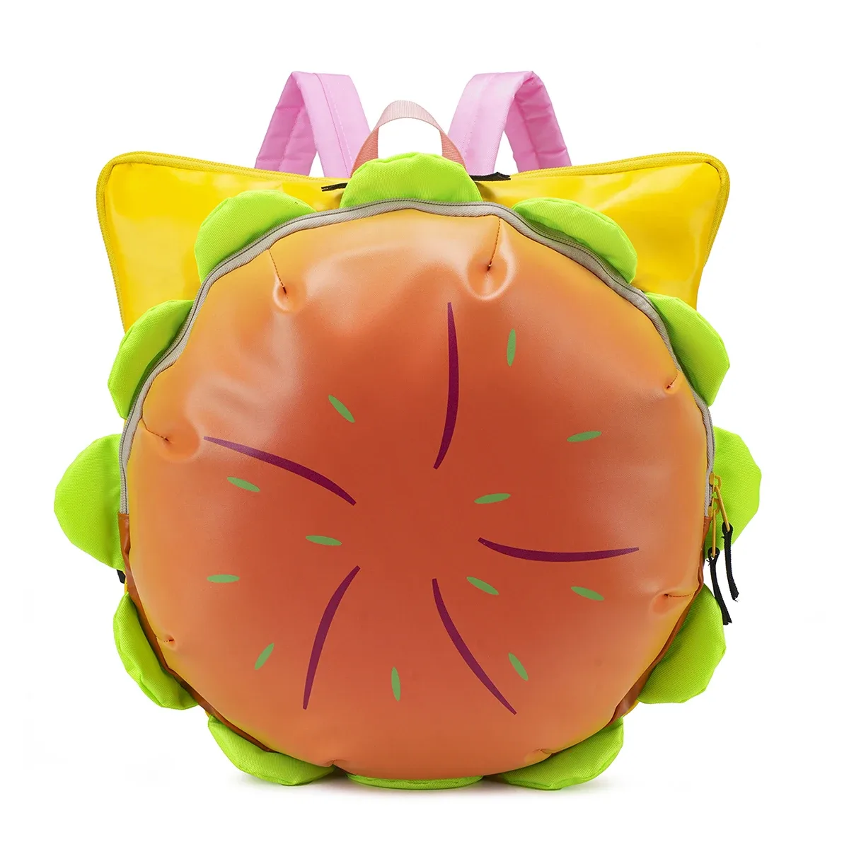 sacs à dos pour enfants, sacs à dos pour filles de l'école primaire, sacs à dos pour collégiennes, sacs à dos d'anniversaire en forme de hamburger, sacs à dos mignons et esthétiques pour lycéennes