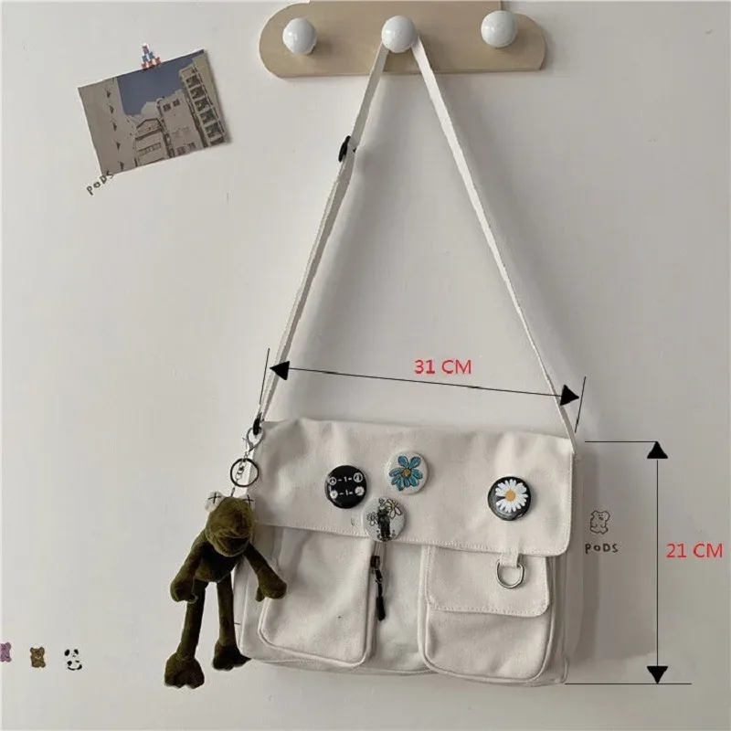 xierya femmes toile sac de messager jeunes dames mode sac à bandoulière étudiant grande capacité femme sacs à bandoulière femme paquet