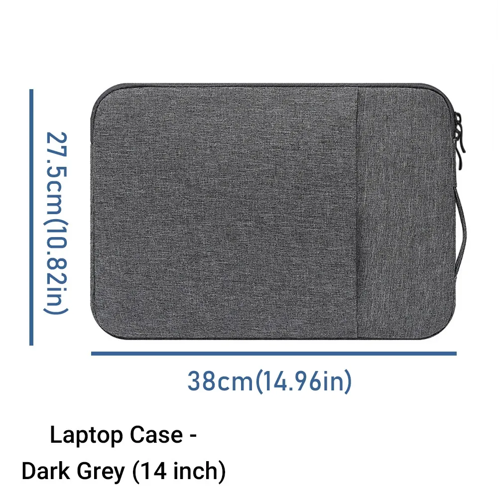 sac à main pour ordinateur portable pour macbook pro air m1 m2 13 13.3 14 15 16" lenovo dell hp huawei xiaomi, étui de protection interne
