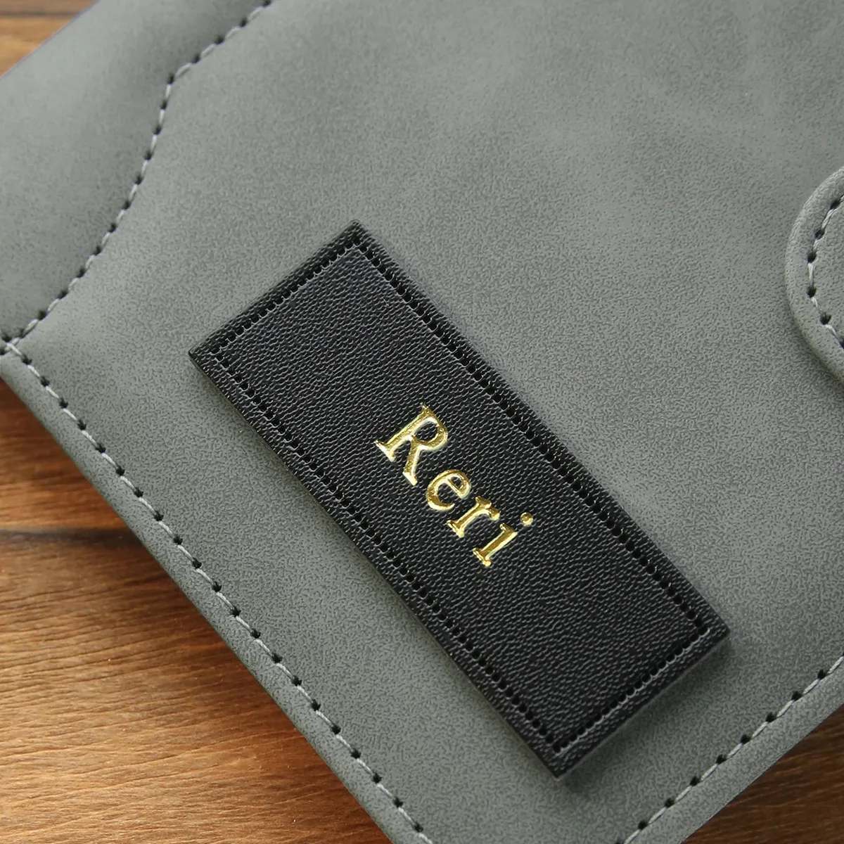 porte-passeport personnalisé avec nom, en suède mat, en similicuir, sac de passeport fait main, accessoires de voyage, cadeau personnalisé