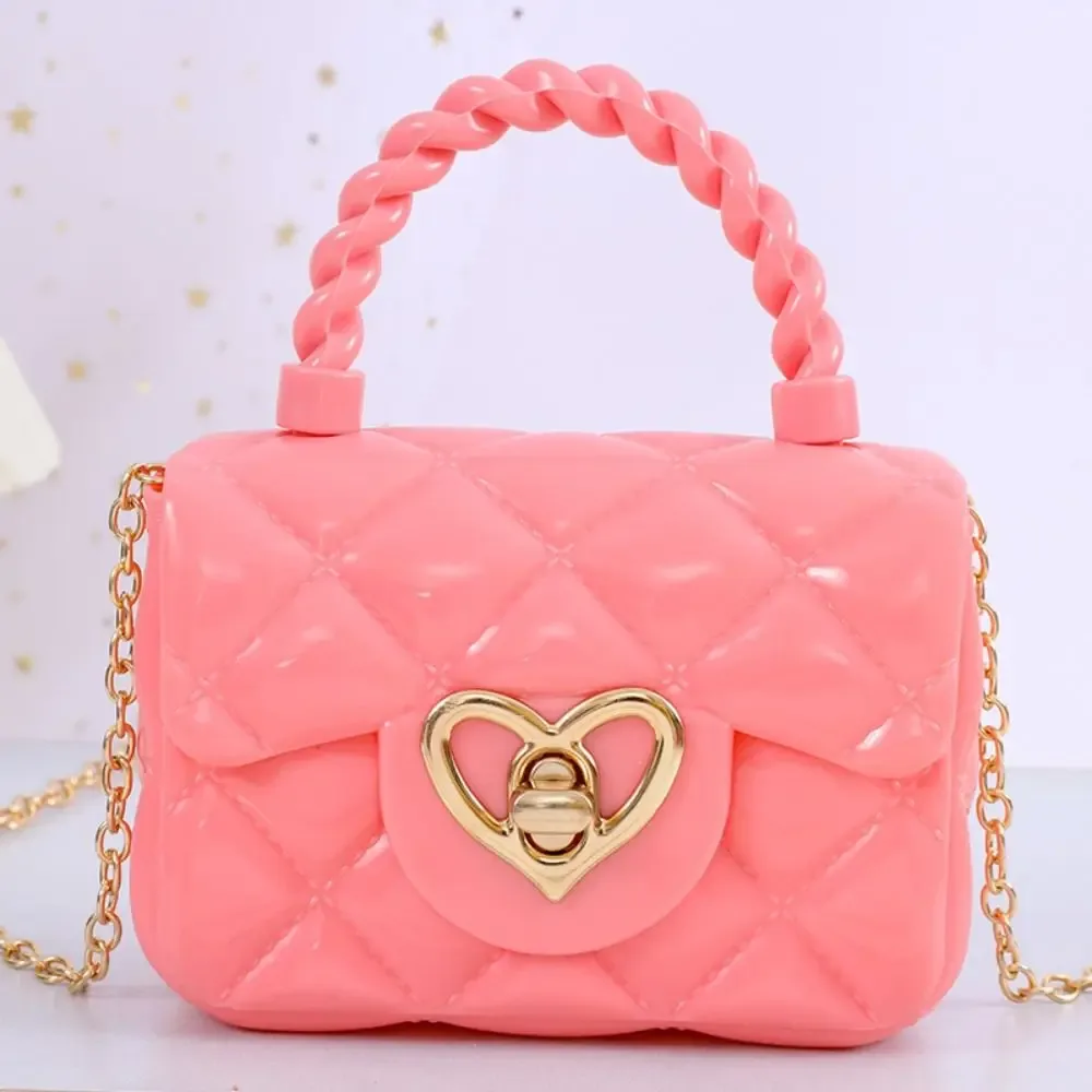 sacs à bandoulière en cuir pu pour enfants, sacs initiés par le cœur, mini porte-monnaie pour enfants, sac à msi pour filles, sac à main pour enfants, cadeaux à la mode