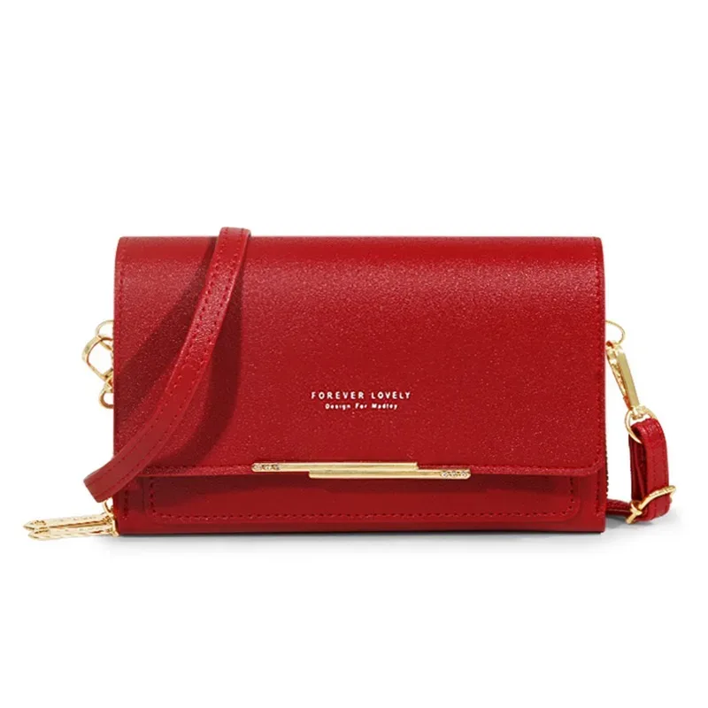 portefeuille coréen pour femmes, sac à main multi-cartes, grande capacité, sac à bandoulière décontracté, paquet de téléphone portable, nouveau style à la mode
