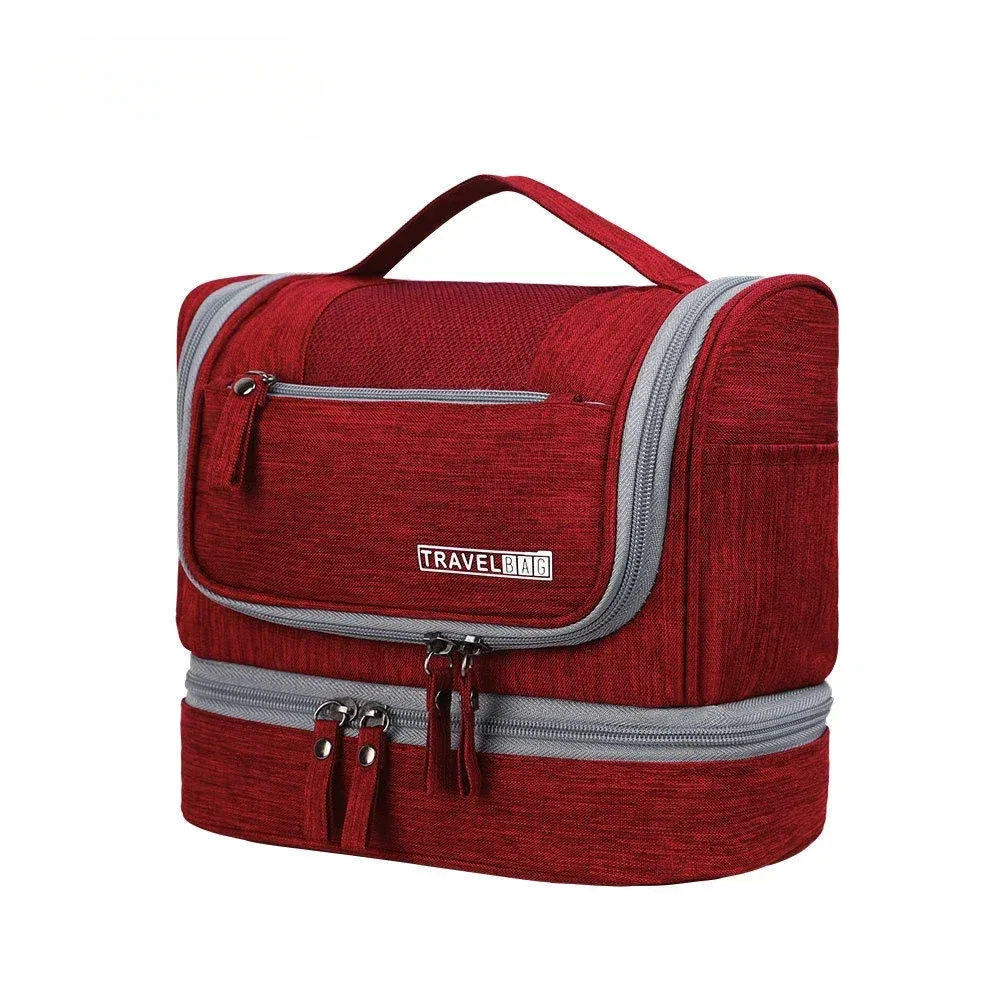 nouveaux hommes nécessaires suspendus sac de maquillage oxford organisateur de voyage sacs à cosmétiques femmes nécessaires trousse de maquillage lavage trousse de toilette