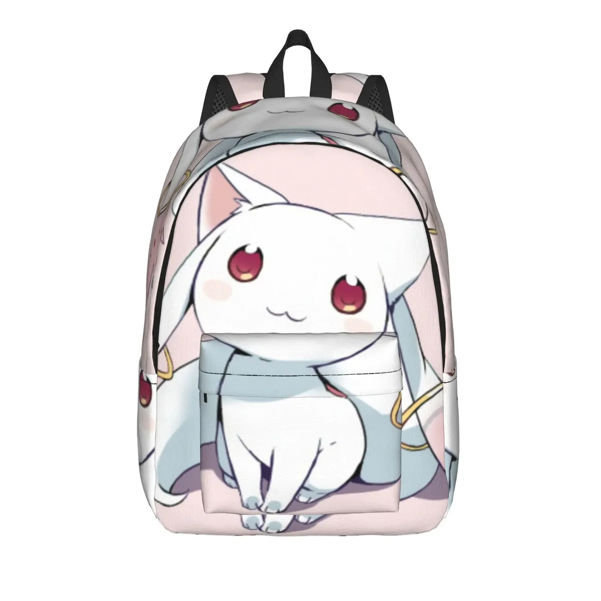 sac à dos homura puella magi madoka magica anime pour étudiants, randonnée, voyage, kyubey, pour hommes et femmes, sacs en toile pour ordinateur portable