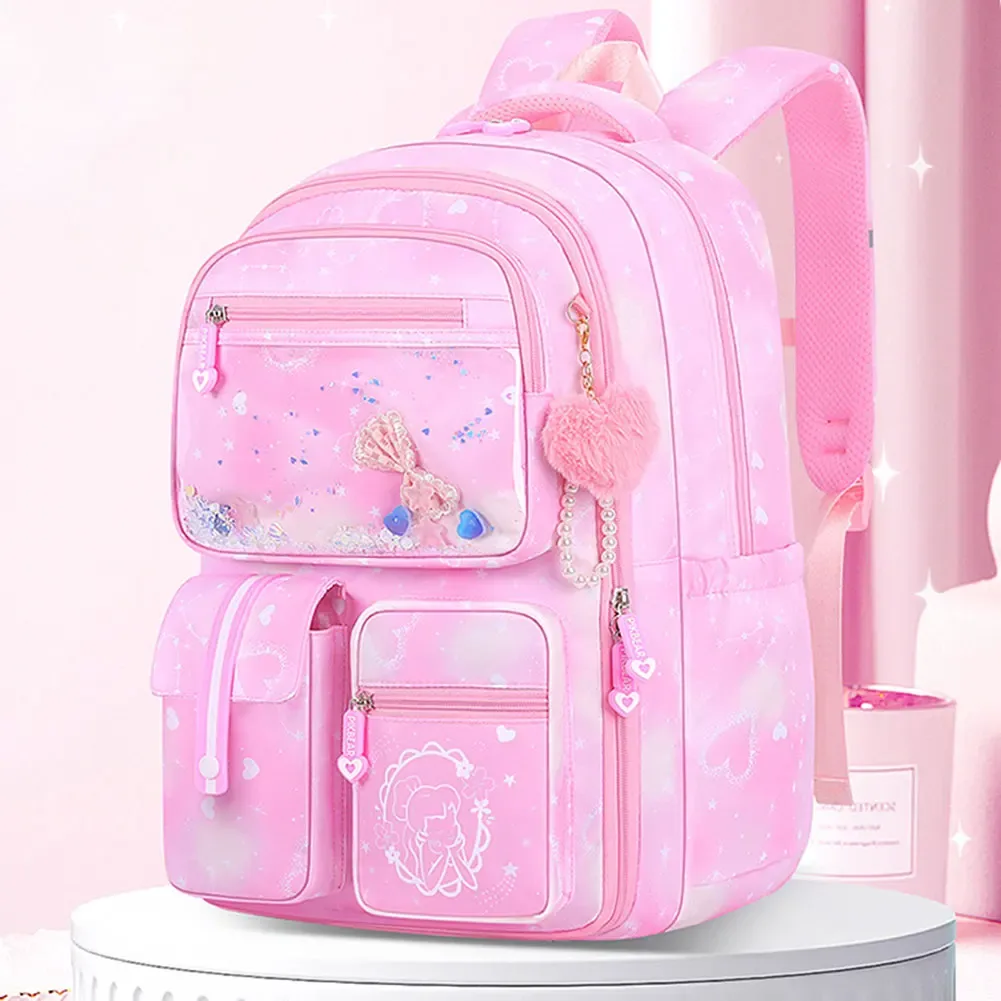 sac à dos d'école kawaii pour filles, jolis sacs d'école, sac à dos étanche pour adolescentes, sac à bandoulière de voyage, grande capacité