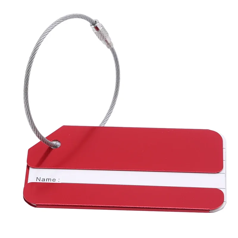 étiquettes à bagages en alliage pour délit, 5 pièces, pour valise de voyage, identification des bagages
