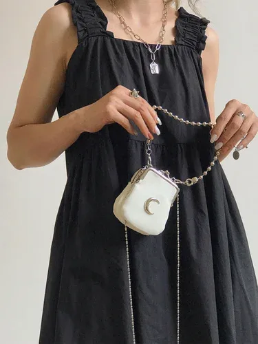 croissant design-mini sac à main trois en un pour femmes, sac à bandoulière, pochette portefeuille, mode pour dames