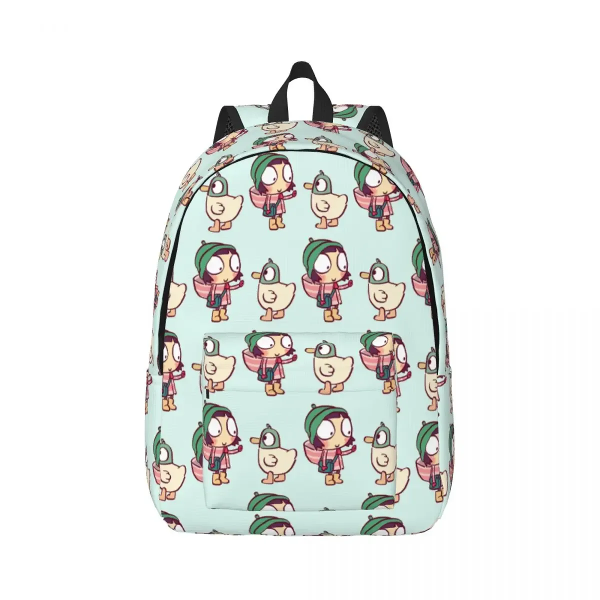 i draw sarah and duck sac à dos d'étudiant, sac d'école, sac à dos de randonnée, sac de voyage pour hommes et femmes, sac à dos à la mode, sacs à bandoulière