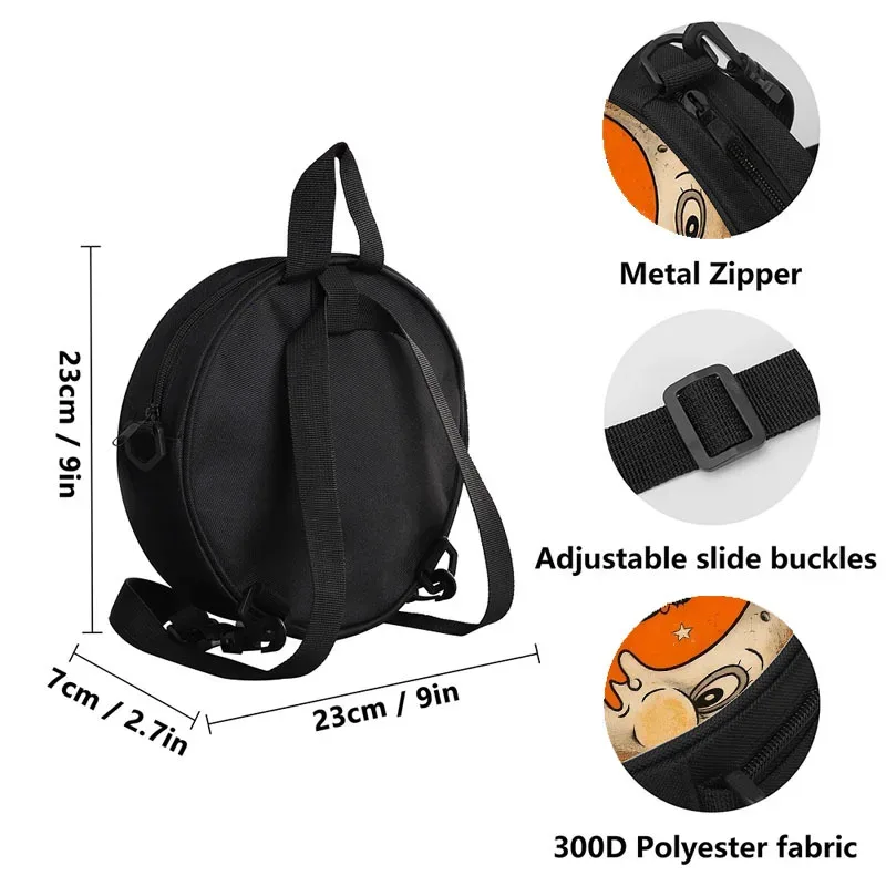 sac bandoulière rond pour femme, motif chat blanc et orange, avec fermeture éclair, sac à main tendance pour le travail, le shopping et les voyages